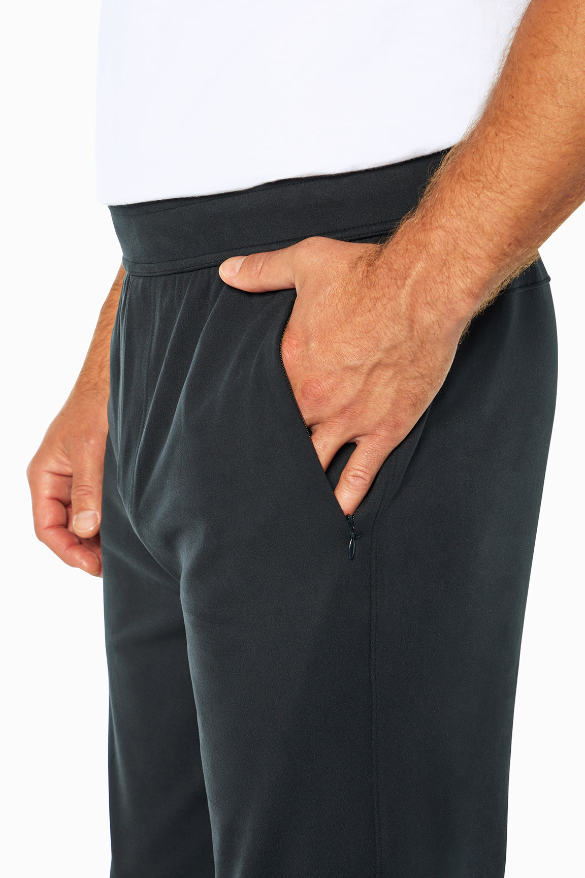Balance Collection For Men Commuter Pant, alternate angle view, showing visible design features and texture of the durable stretch fabric..