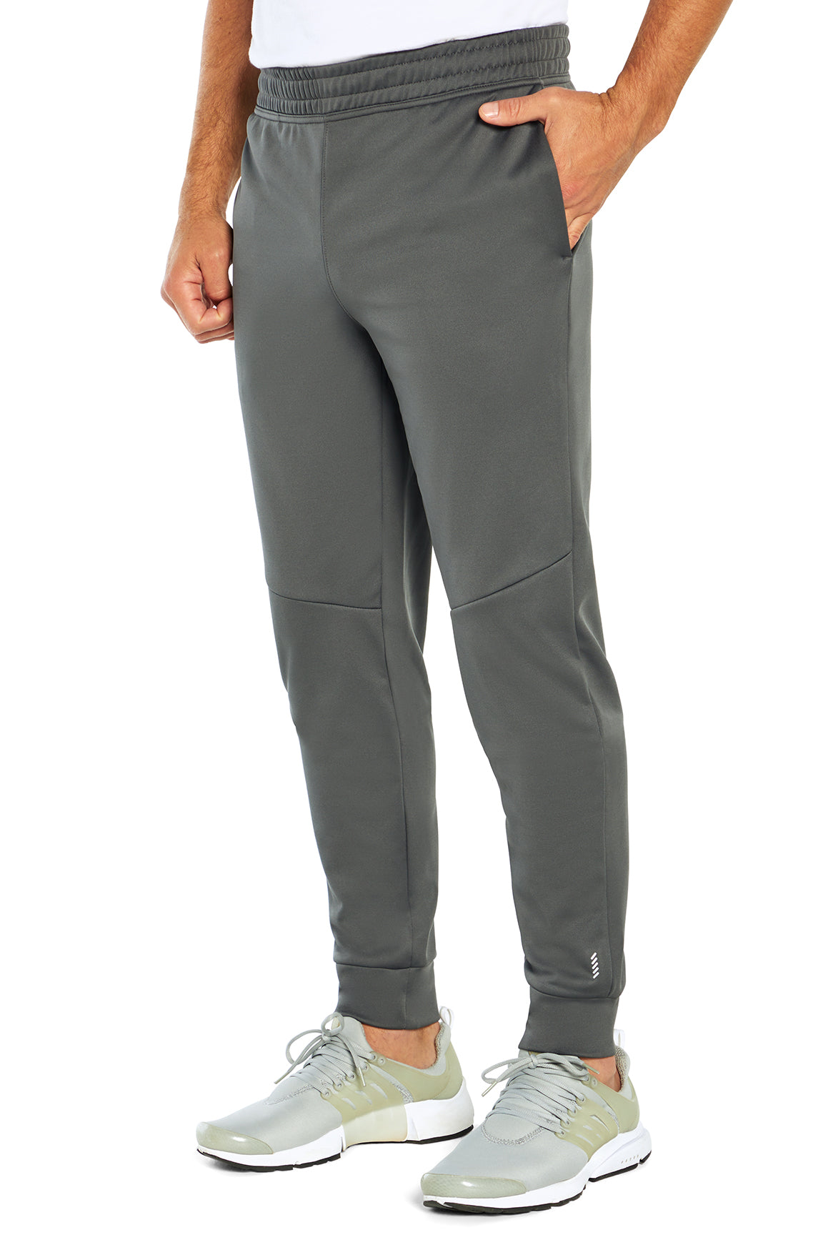 Balance Collection For Men Trevor Jogger, front view, showing visible design features and texture of the soft knit fabric..