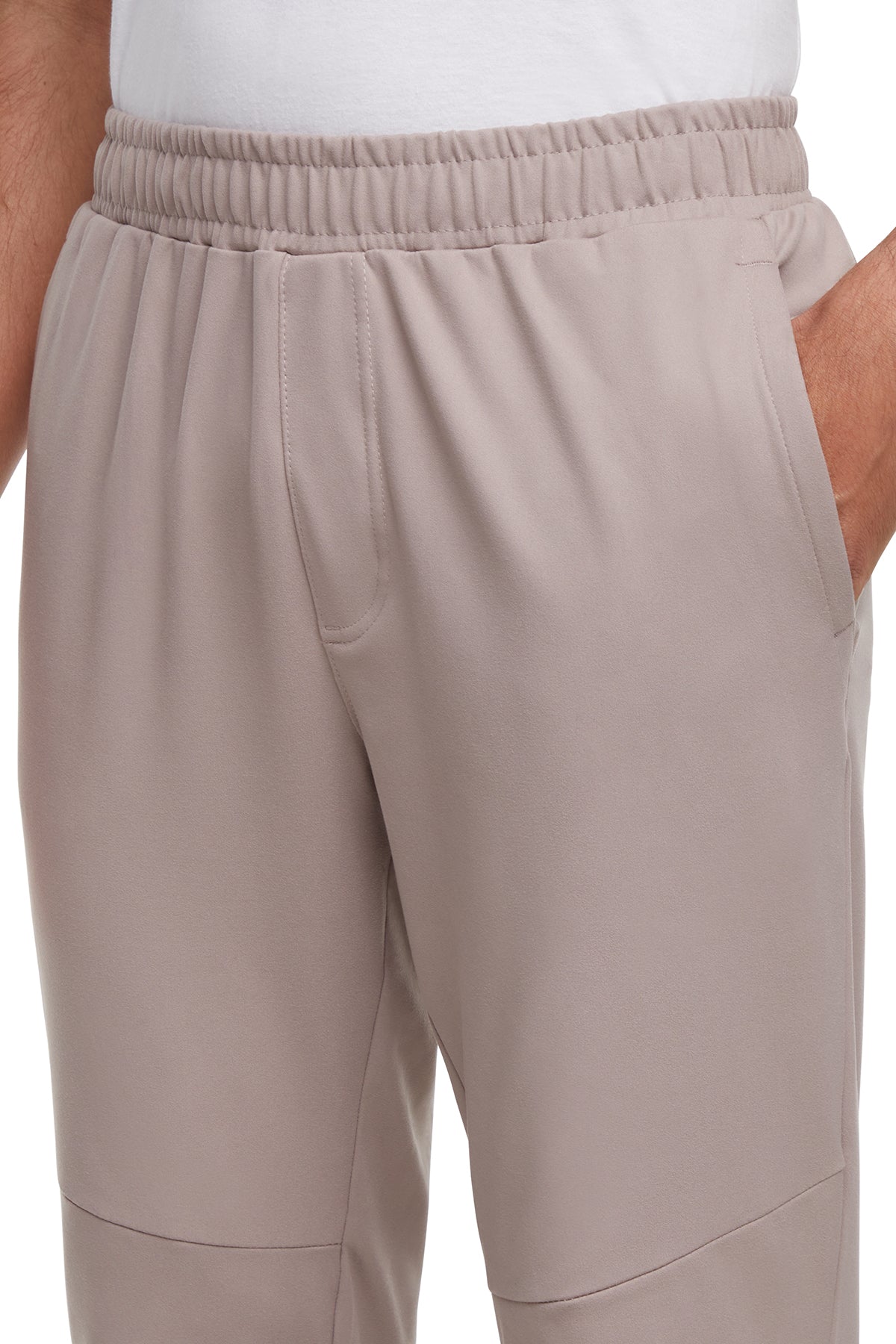 Balance Collection For Men Hector Jogger, alternate angle view, showing visible design features and texture of the soft knit fabric..