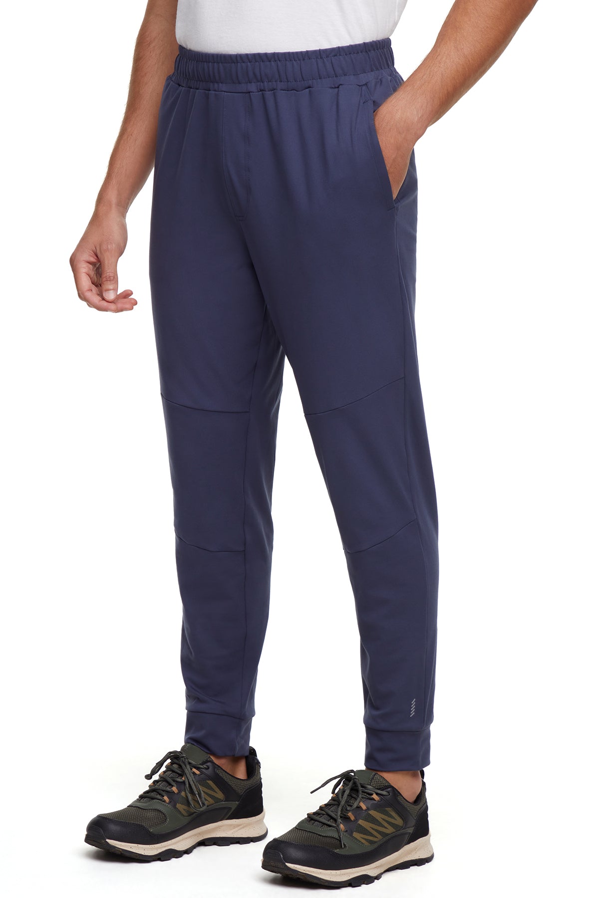 Balance Collection For Men Hector Jogger, alternate angle view, showing visible design features and texture of the soft knit fabric..