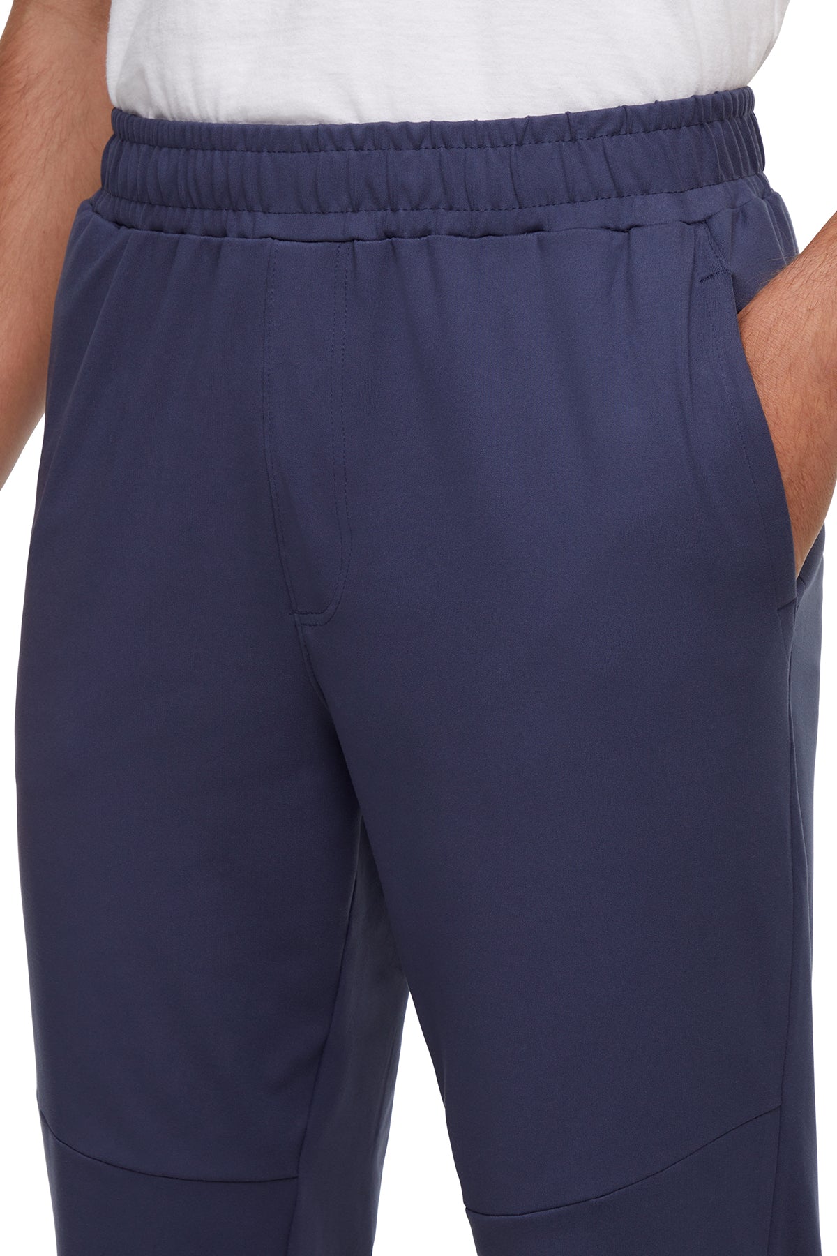 Balance Collection For Men Hector Jogger, alternate angle view, showing visible design features and texture of the soft knit fabric..