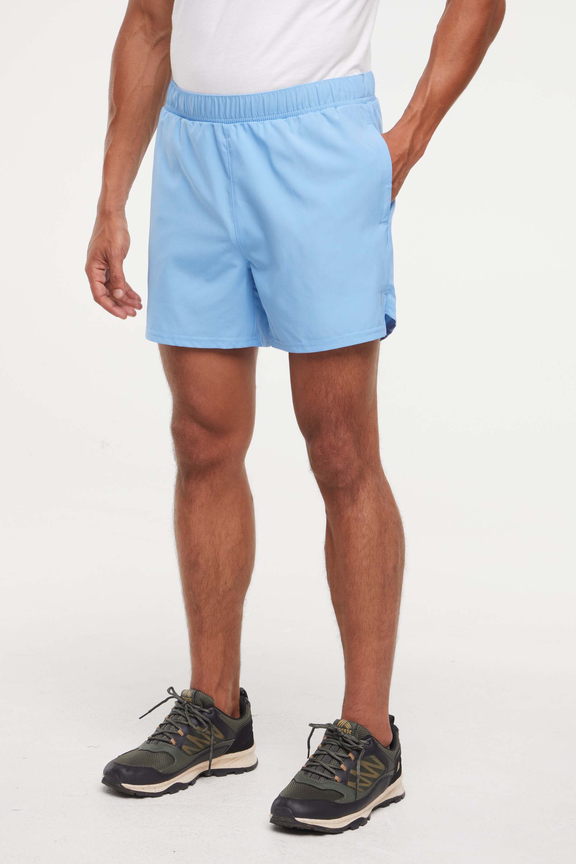 Balance Collection For Men Miguel Short, alternate angle view, showing visible design features and texture of the soft knit fabric..