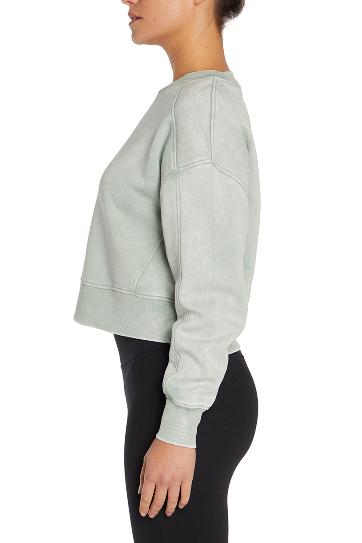 Balance Collection Max Sweatshirt, alternate angle view, showing visible design features and texture of the soft knit fabric..