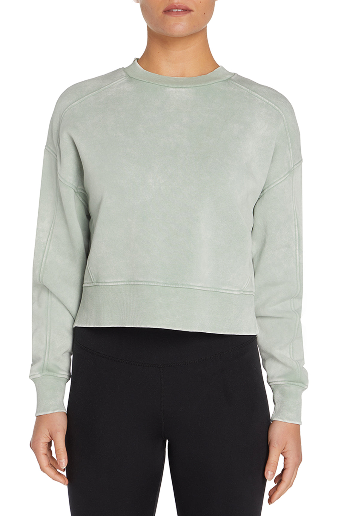 Balance Collection Max Sweatshirt, alternate angle view, showing visible design features and texture of the soft knit fabric..