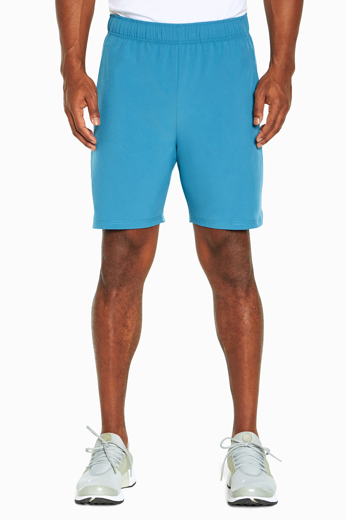 Balance Collection For Men Base Short, alternate angle view, showing visible design features and texture of the soft knit fabric..