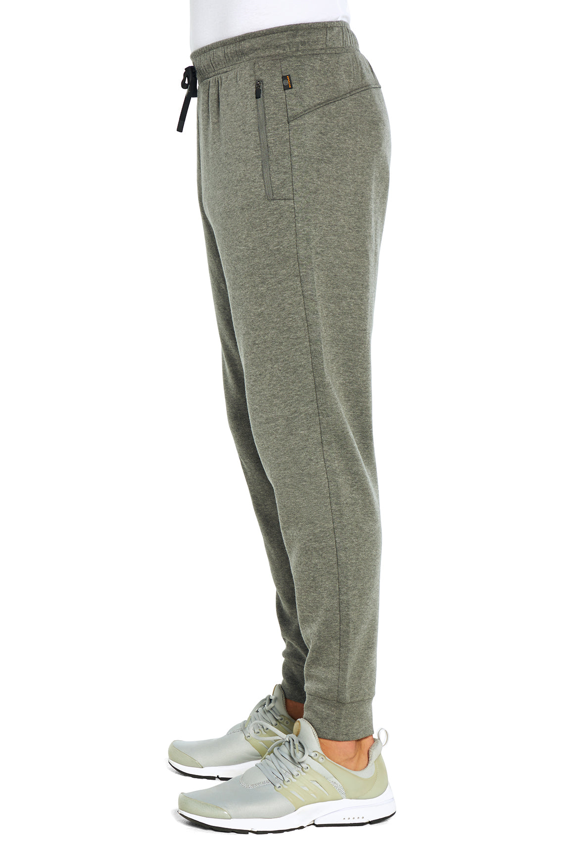 Balance Collection For Men Willow Jogger, close-up view of fabric and stitching, showing visible design features and texture of the soft knit fabric..