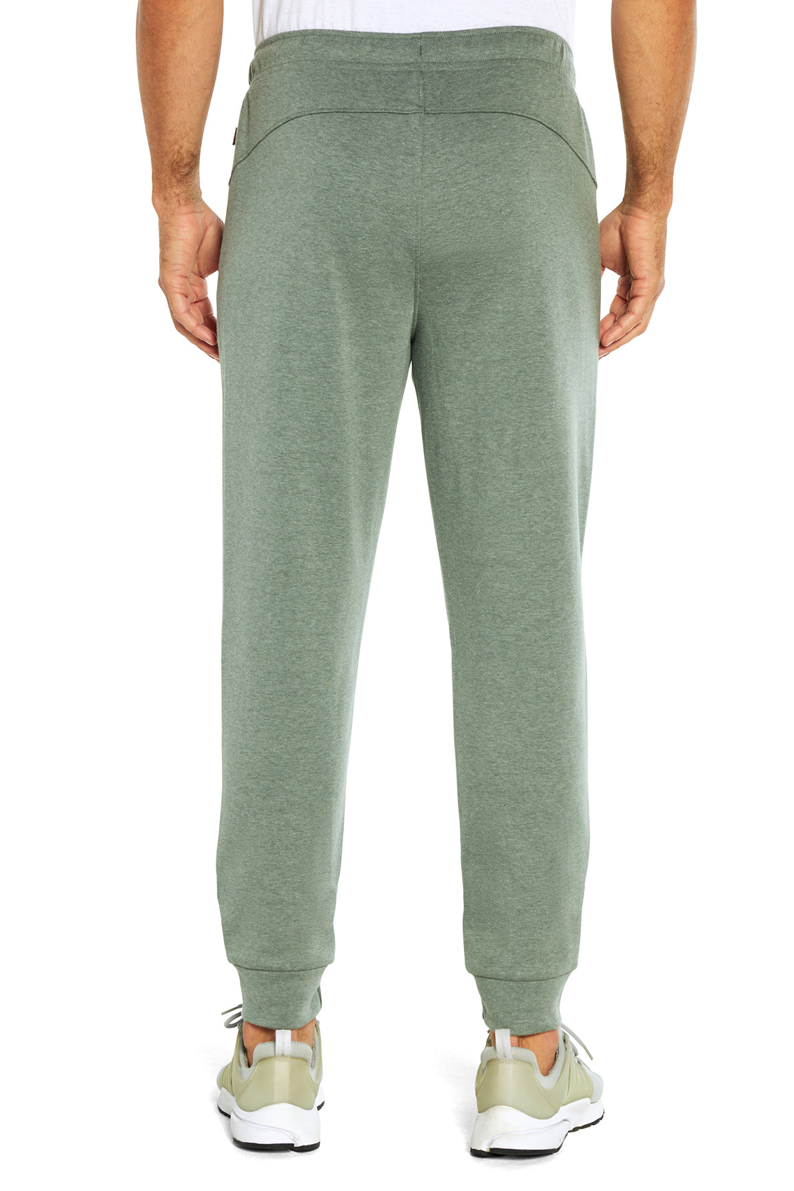 Balance Collection For Men Willow Jogger, alternate angle view, showing visible design features and texture of the soft knit fabric..