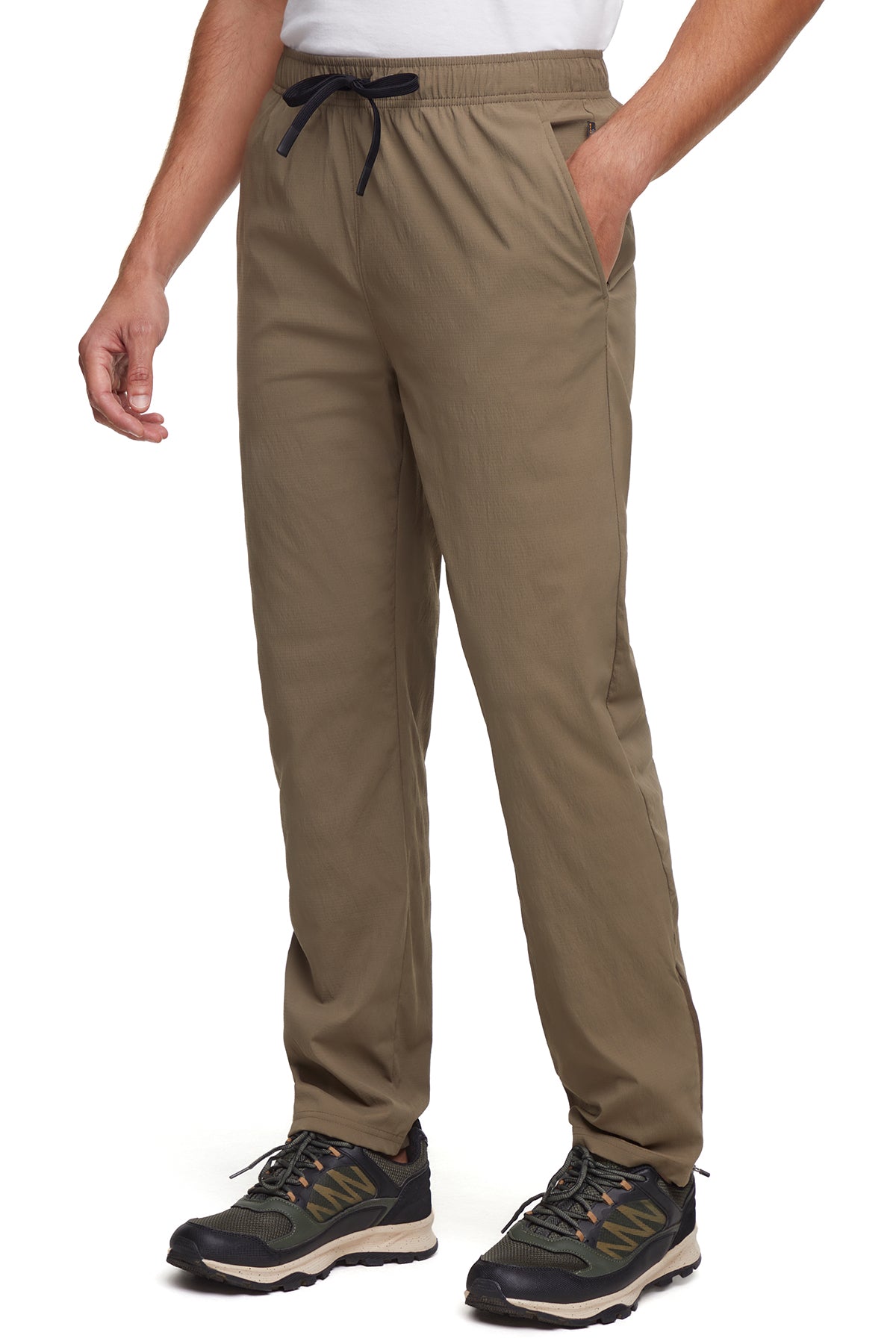 Balance Collection For Men Axton Pant, front view, showing visible design features and texture of the durable stretch fabric..