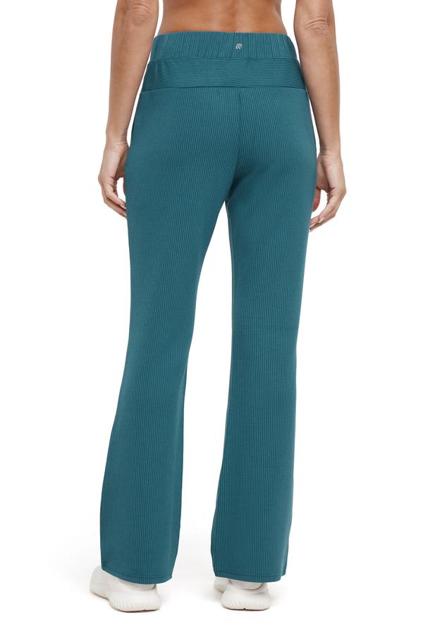 Paige Bootcut Pant, back view, showing visible design features and texture of the durable stretch fabric..