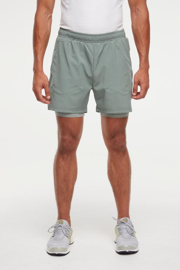 Balance Collection For Men Pablo Short, alternate angle view, showing visible design features and texture of the soft knit fabric..
