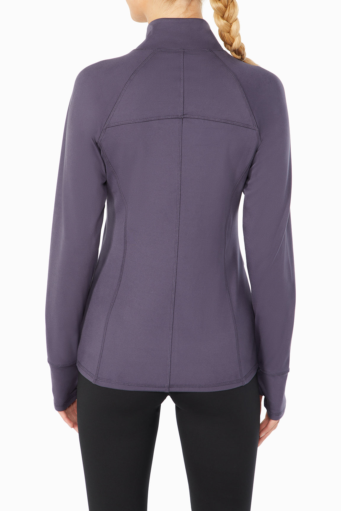 Revival Jacket, alternate angle view, showing visible design features and texture of the smooth woven fabric..