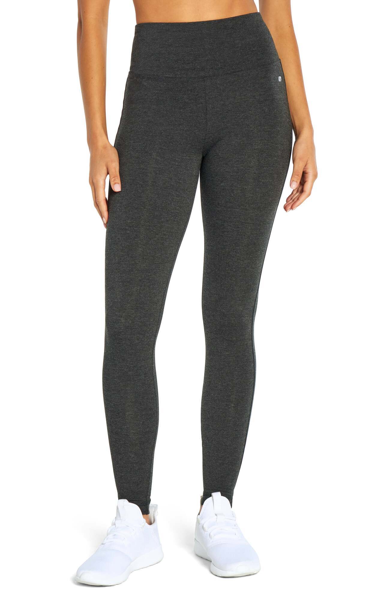 Camille Tummy Control Leggings, alternate angle view, showing visible design features and texture of the stretch knit fabric..
