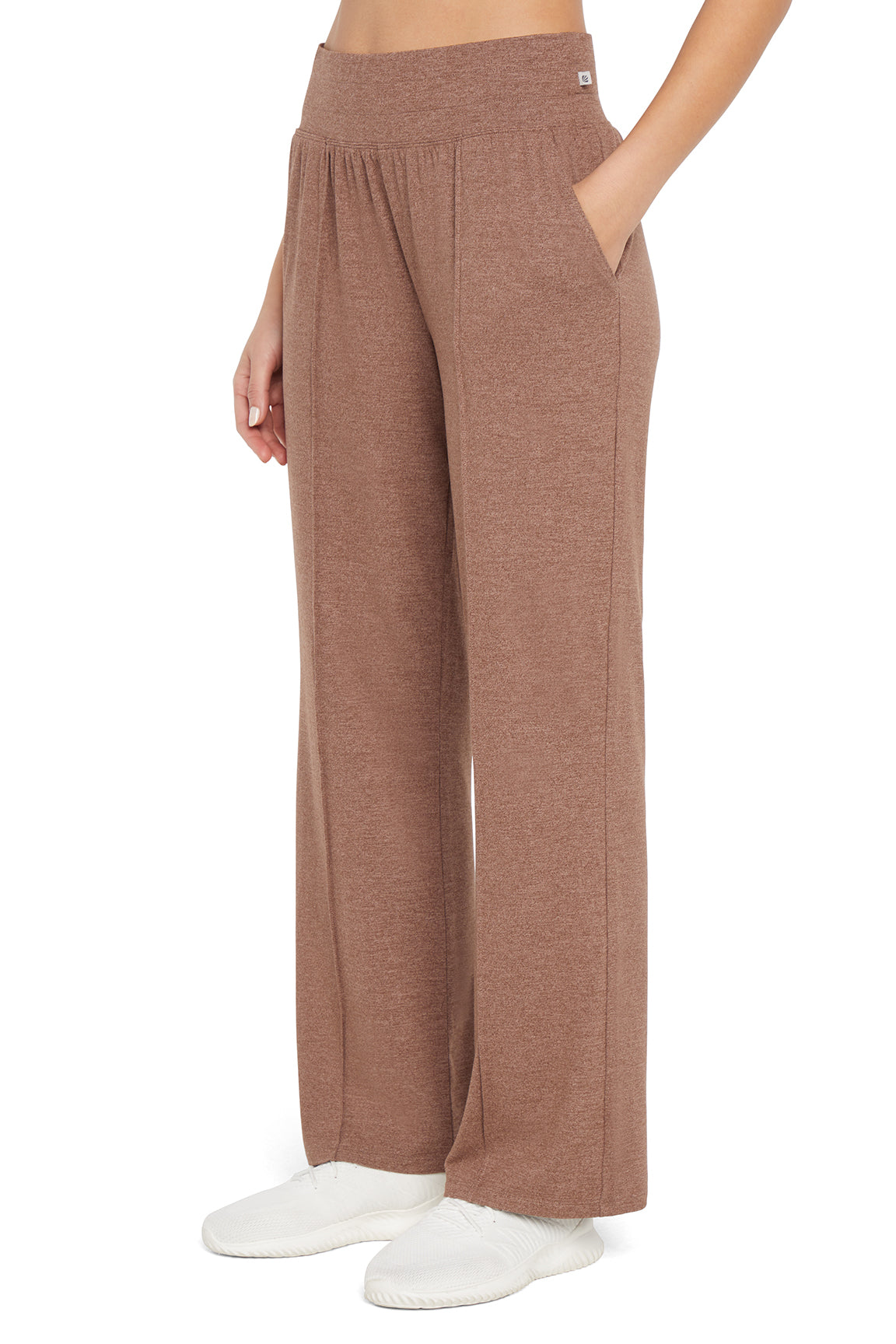 Josie Pant, alternate angle view, showing visible design features and texture of the durable stretch fabric..