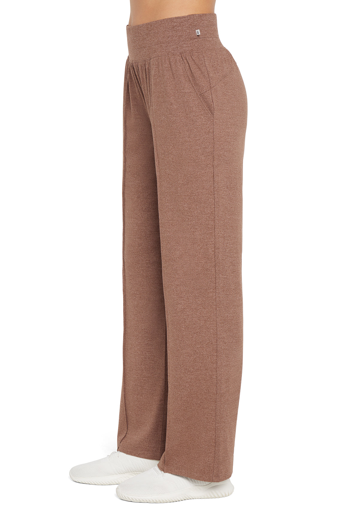 Josie Pant, alternate angle view, showing visible design features and texture of the durable stretch fabric..
