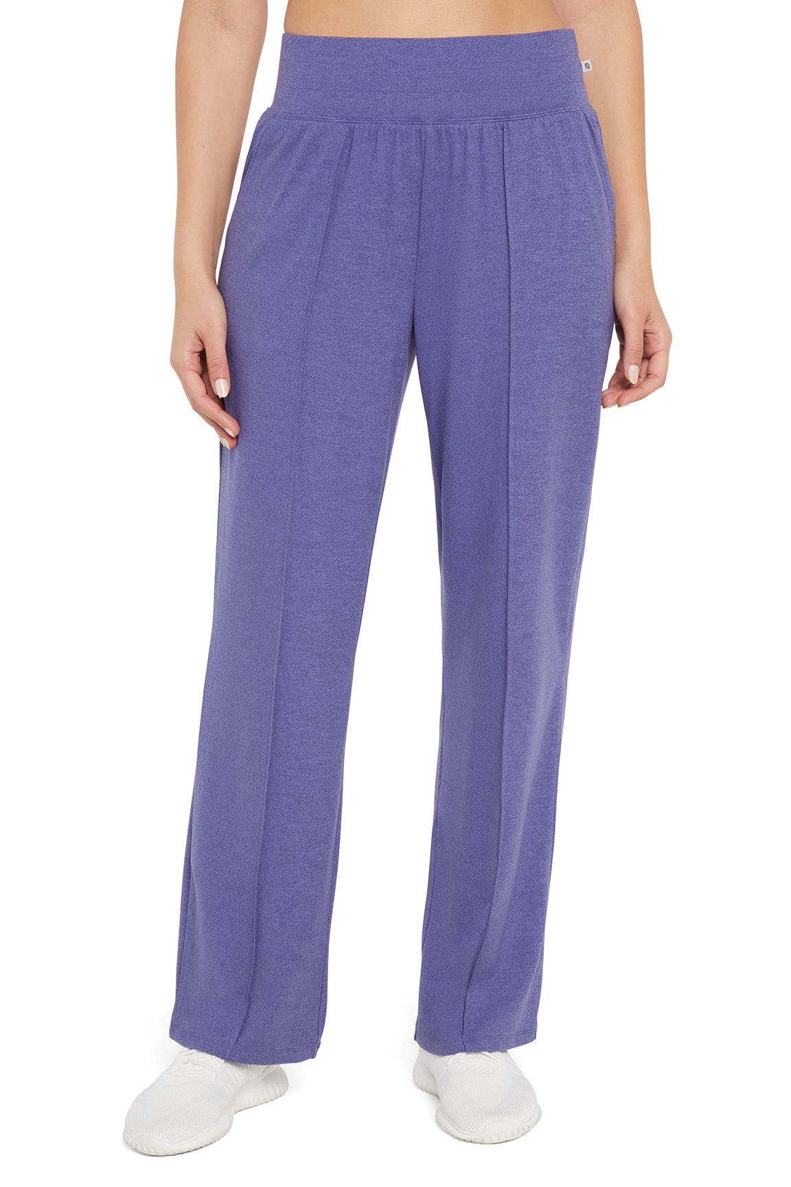 Josie Pant, alternate angle view, showing visible design features and texture of the durable stretch fabric..