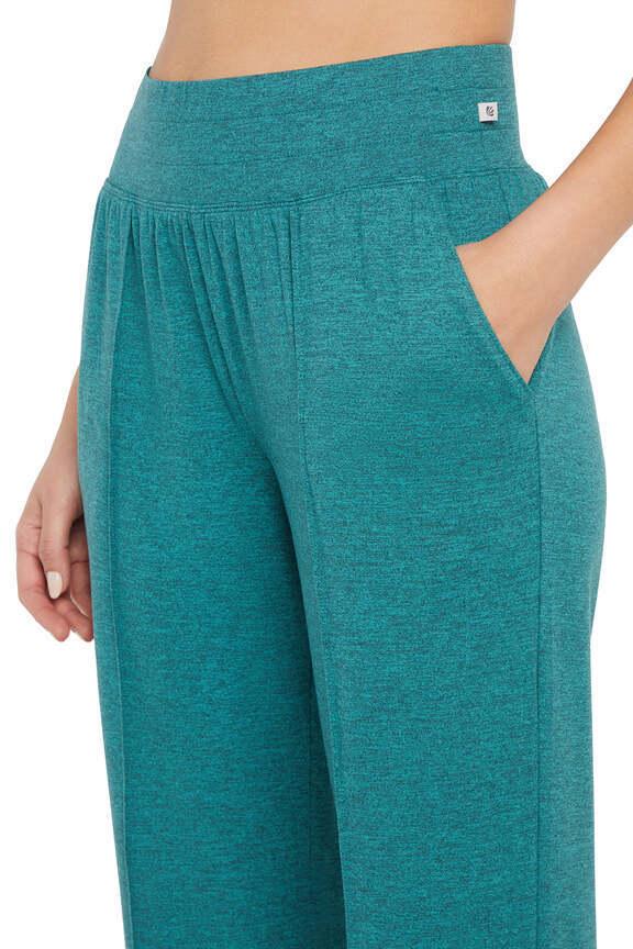 Josie Pant, alternate angle view, showing visible design features and texture of the durable stretch fabric..