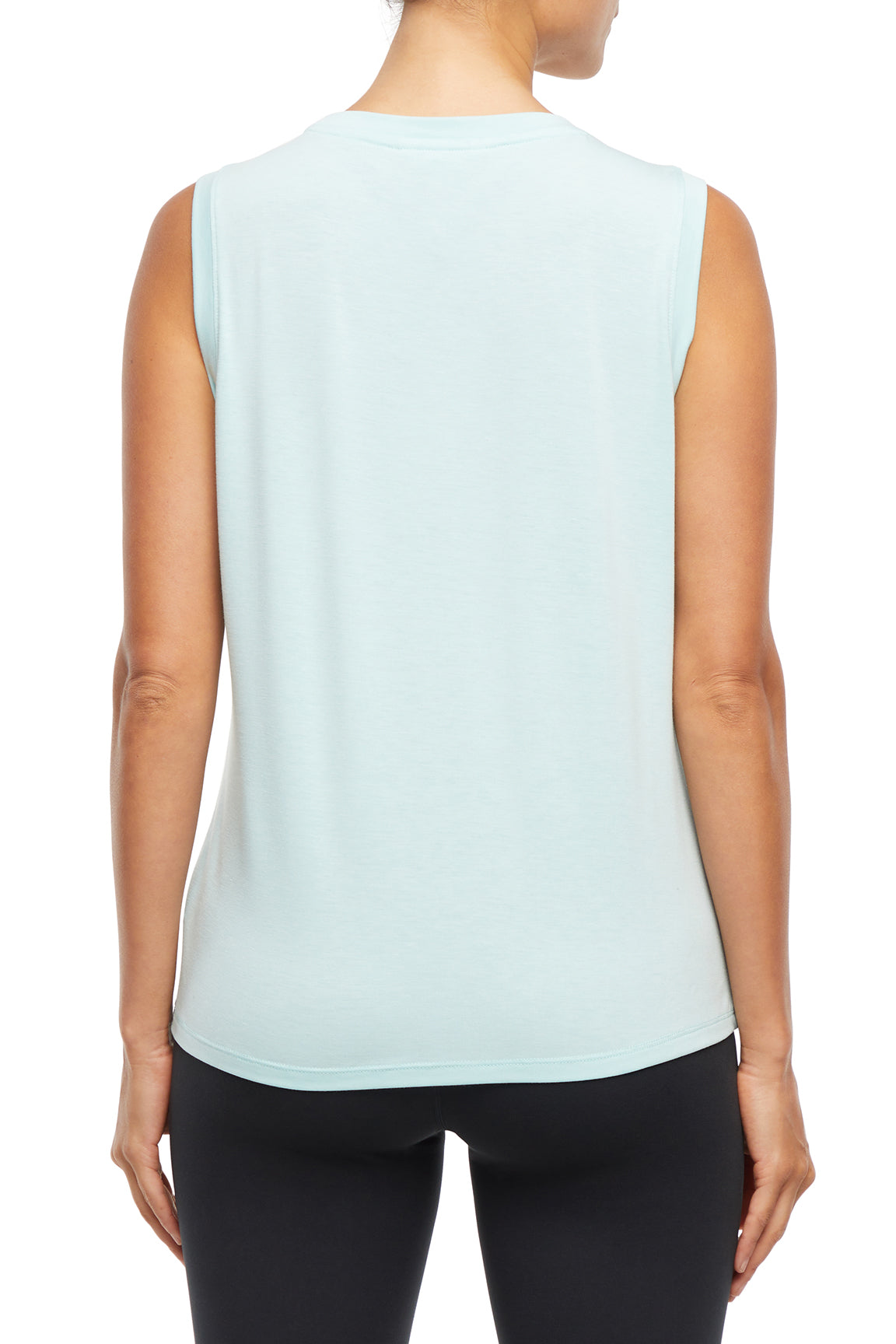 Ana Tank, alternate angle view, showing visible design features and texture of the soft knit fabric..