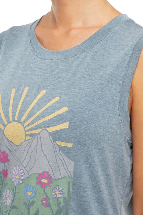 Ana Tank, alternate angle view, showing visible design features and texture of the soft knit fabric..