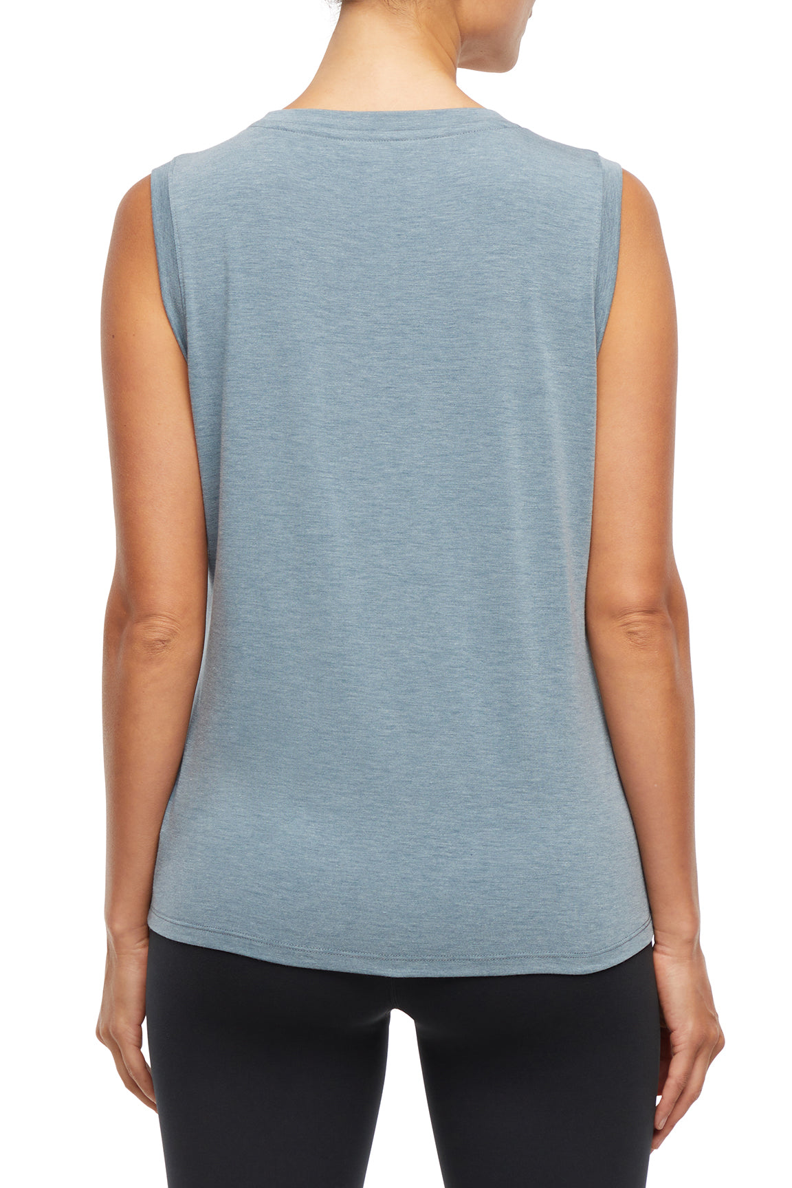 Ana Tank, alternate angle view, showing visible design features and texture of the soft knit fabric..
