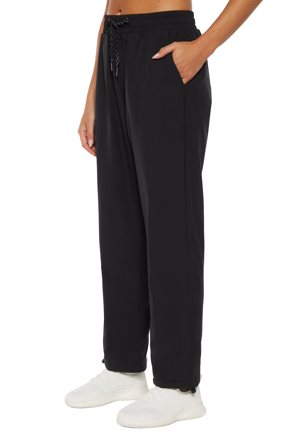 Eve Lined Pant, alternate angle view, showing visible design features and texture of the durable stretch fabric..