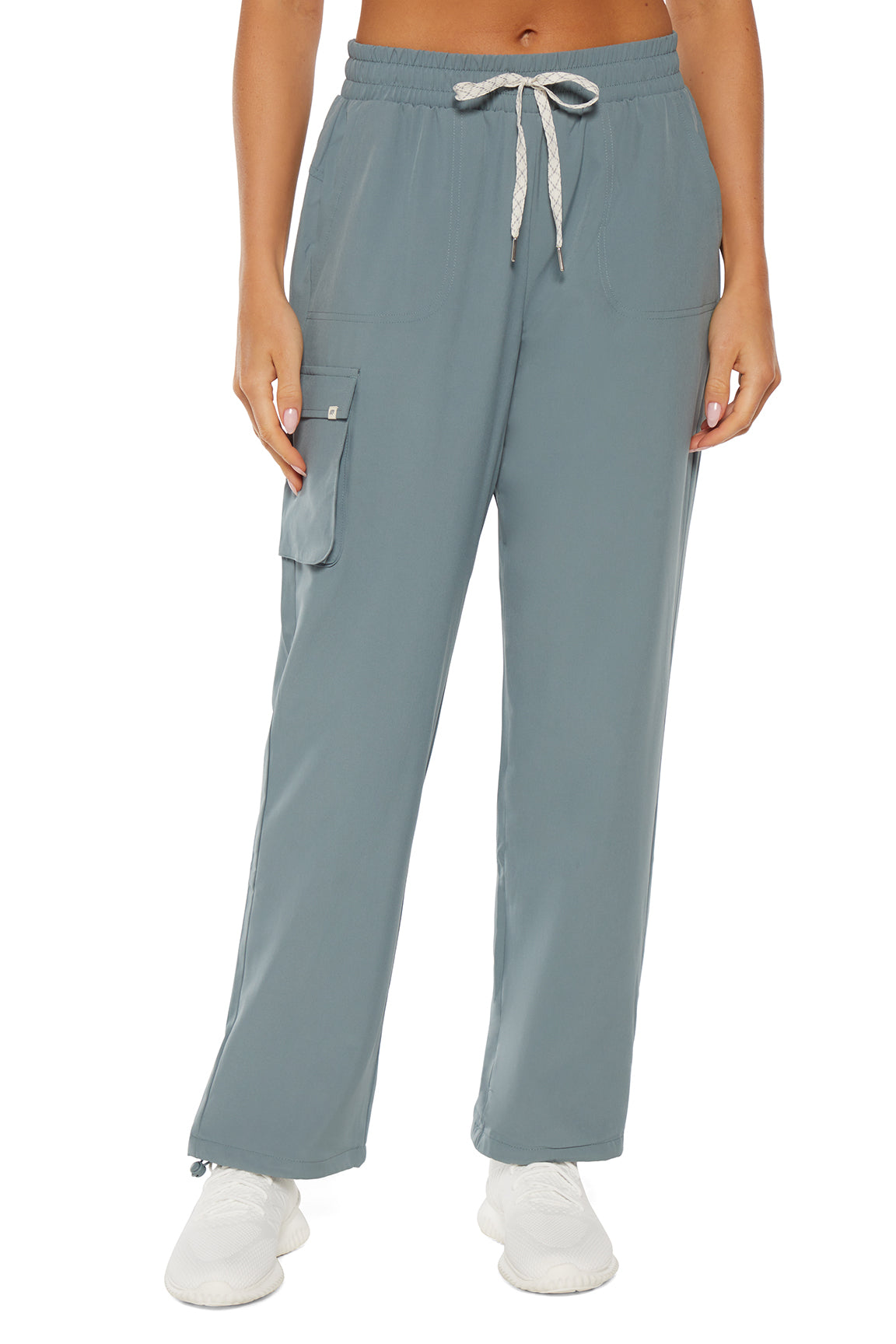Eve Lined Pant, alternate angle view, showing visible design features and texture of the durable stretch fabric..