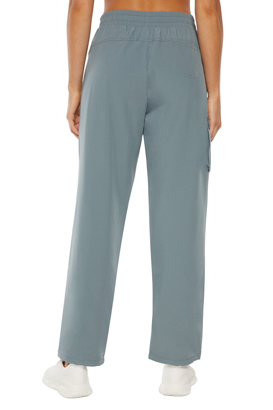 Eve Lined Pant, alternate angle view, showing visible design features and texture of the durable stretch fabric..