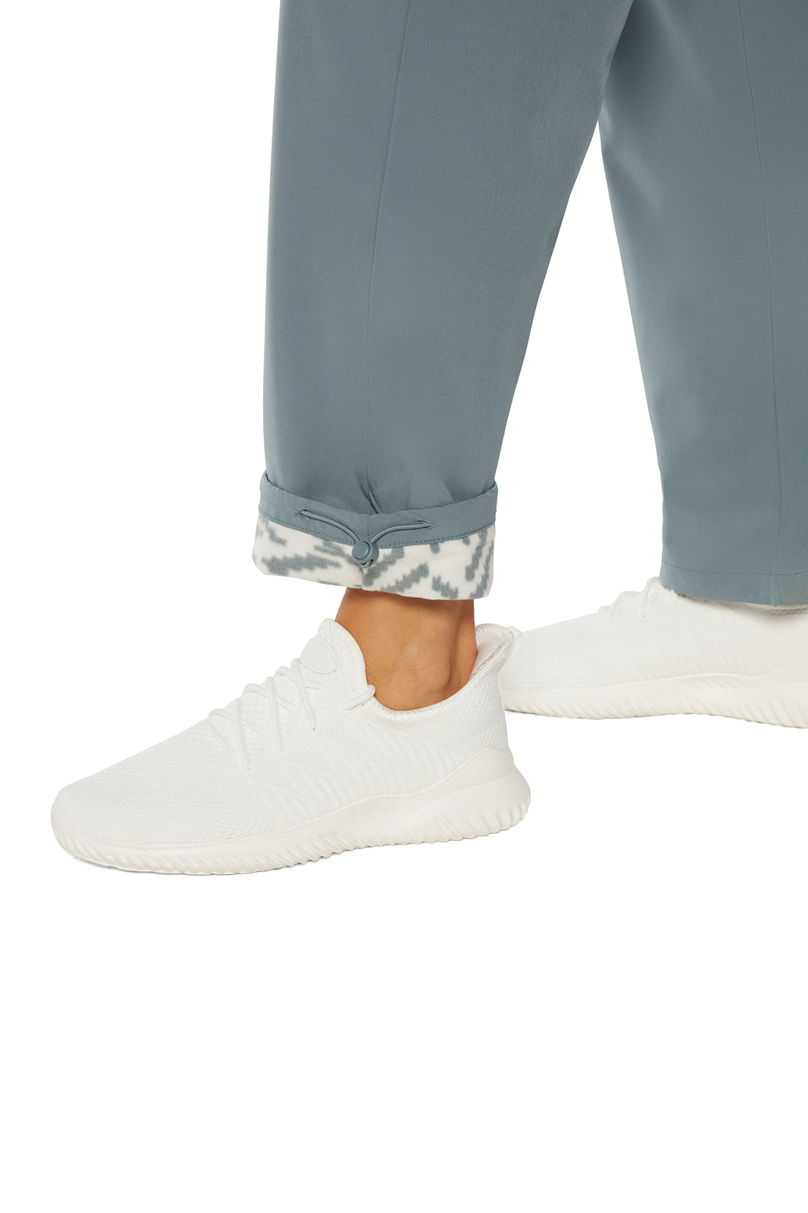 Eve Lined Pant, alternate angle view, showing visible design features and texture of the durable stretch fabric..