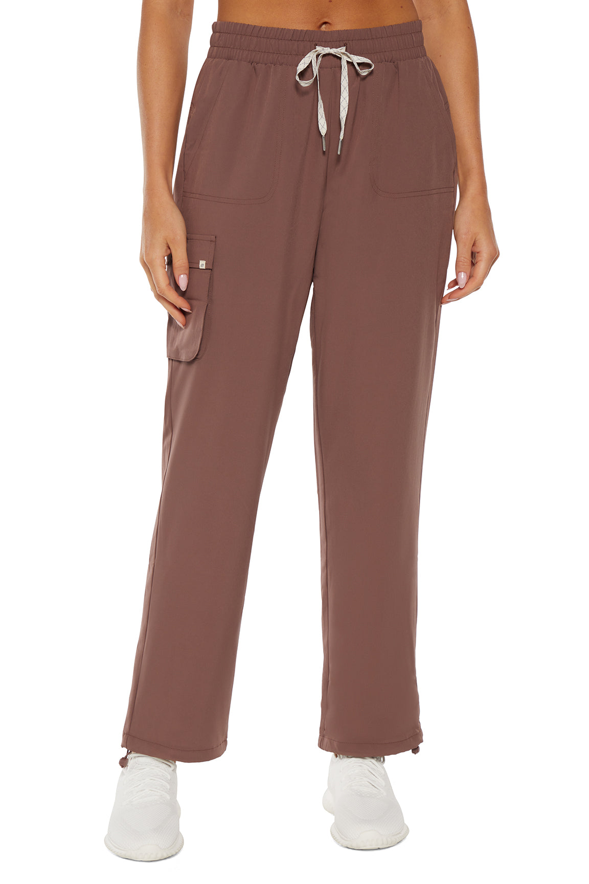 Eve Lined Pant, alternate angle view, showing visible design features and texture of the durable stretch fabric..
