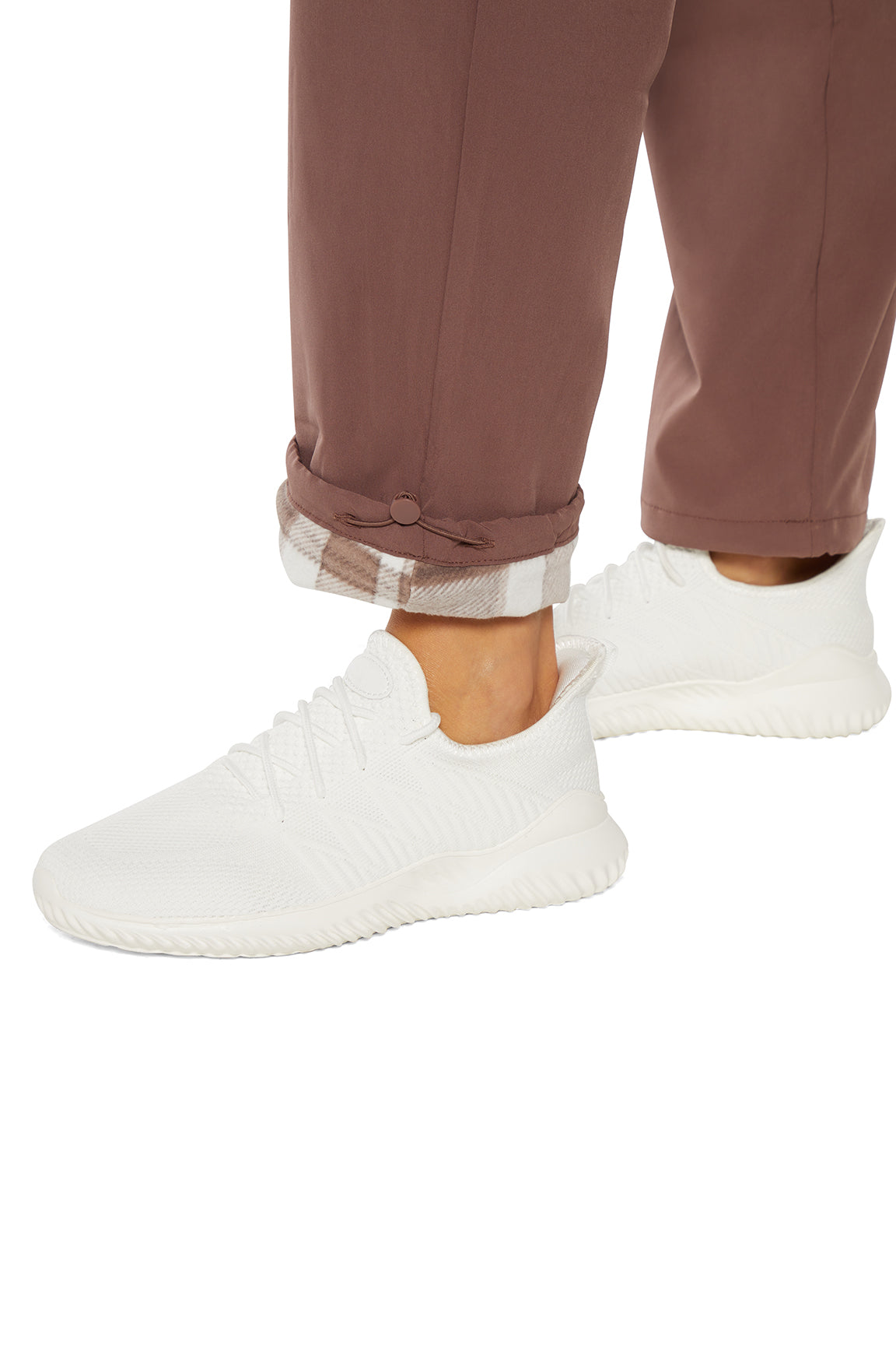 Eve Lined Pant, alternate angle view, showing visible design features and texture of the durable stretch fabric..