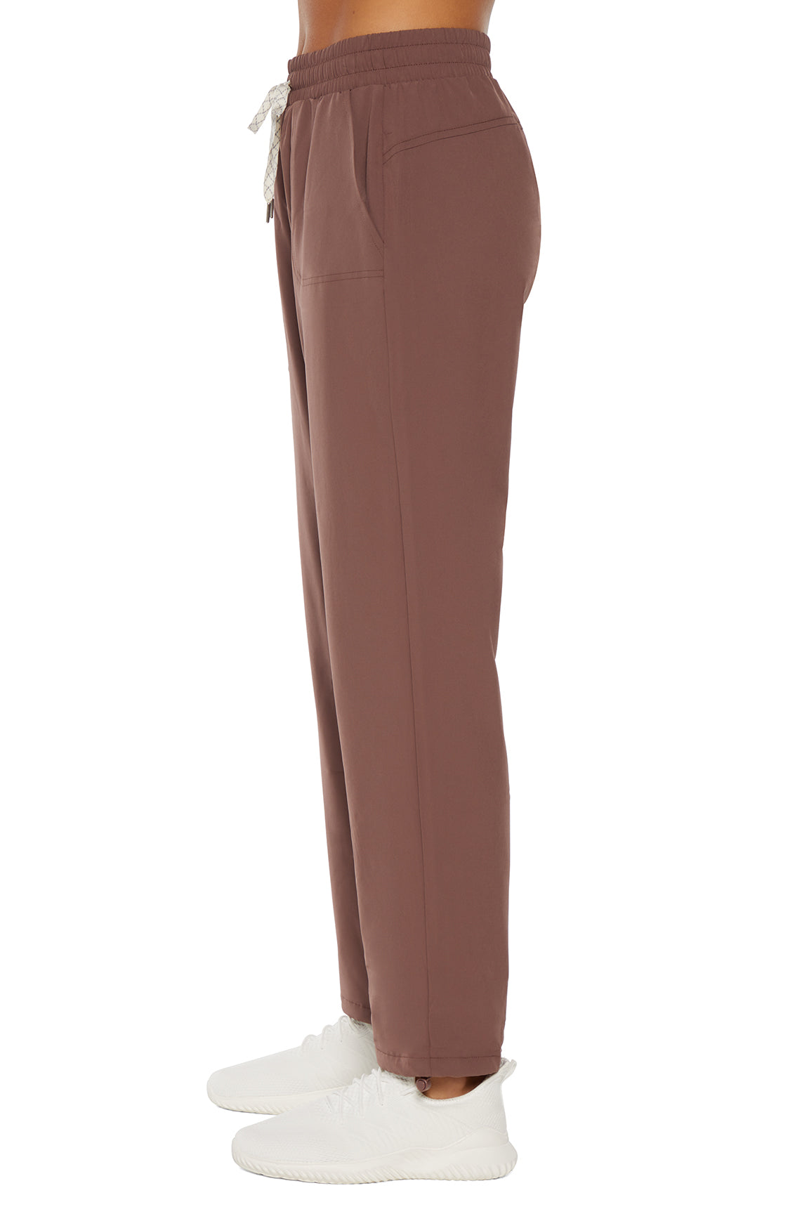 Eve Lined Pant, alternate angle view, showing visible design features and texture of the durable stretch fabric..