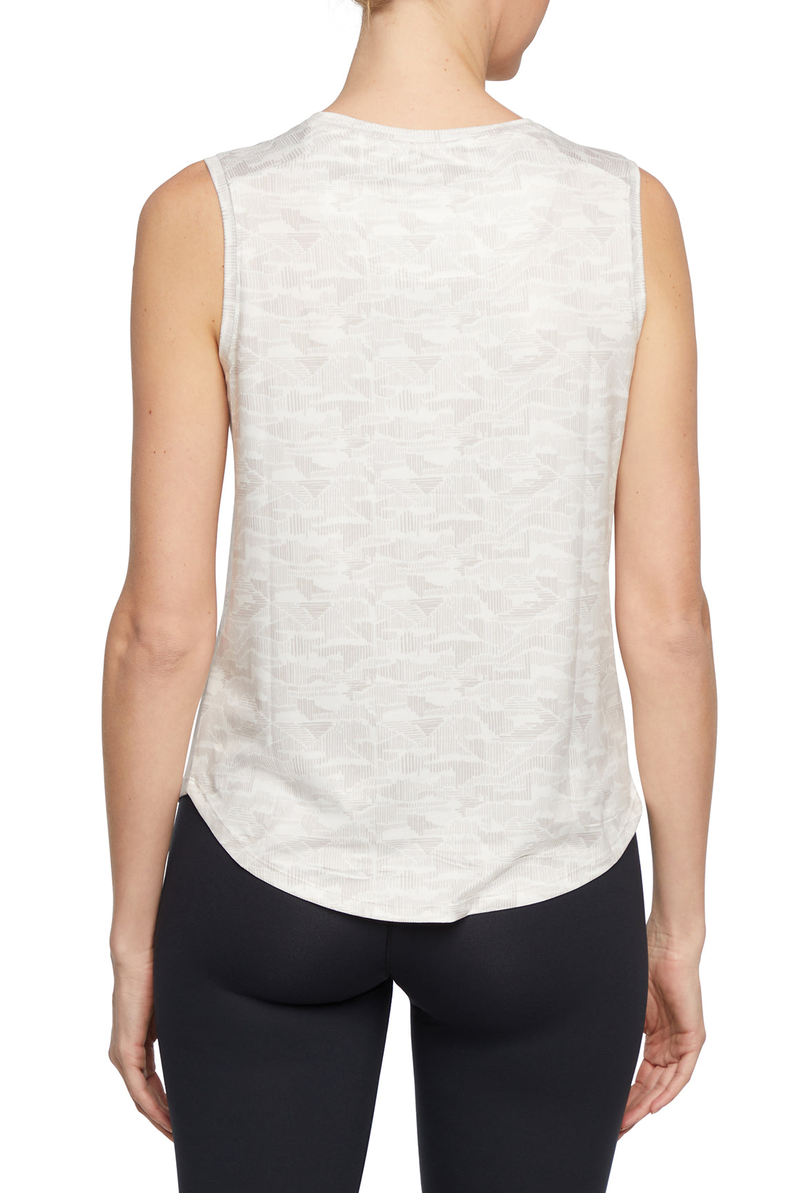 Mili Tank, alternate angle view, showing visible design features and texture of the soft knit fabric..