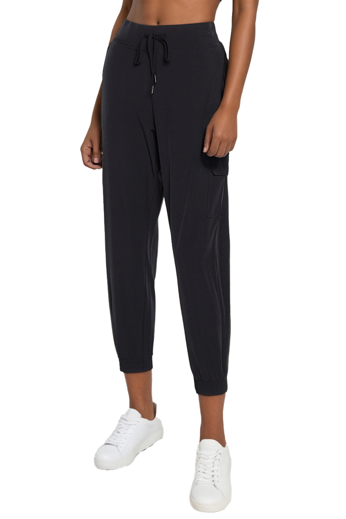 Emma Jogger, alternate angle view, showing visible design features and texture of the soft knit fabric..