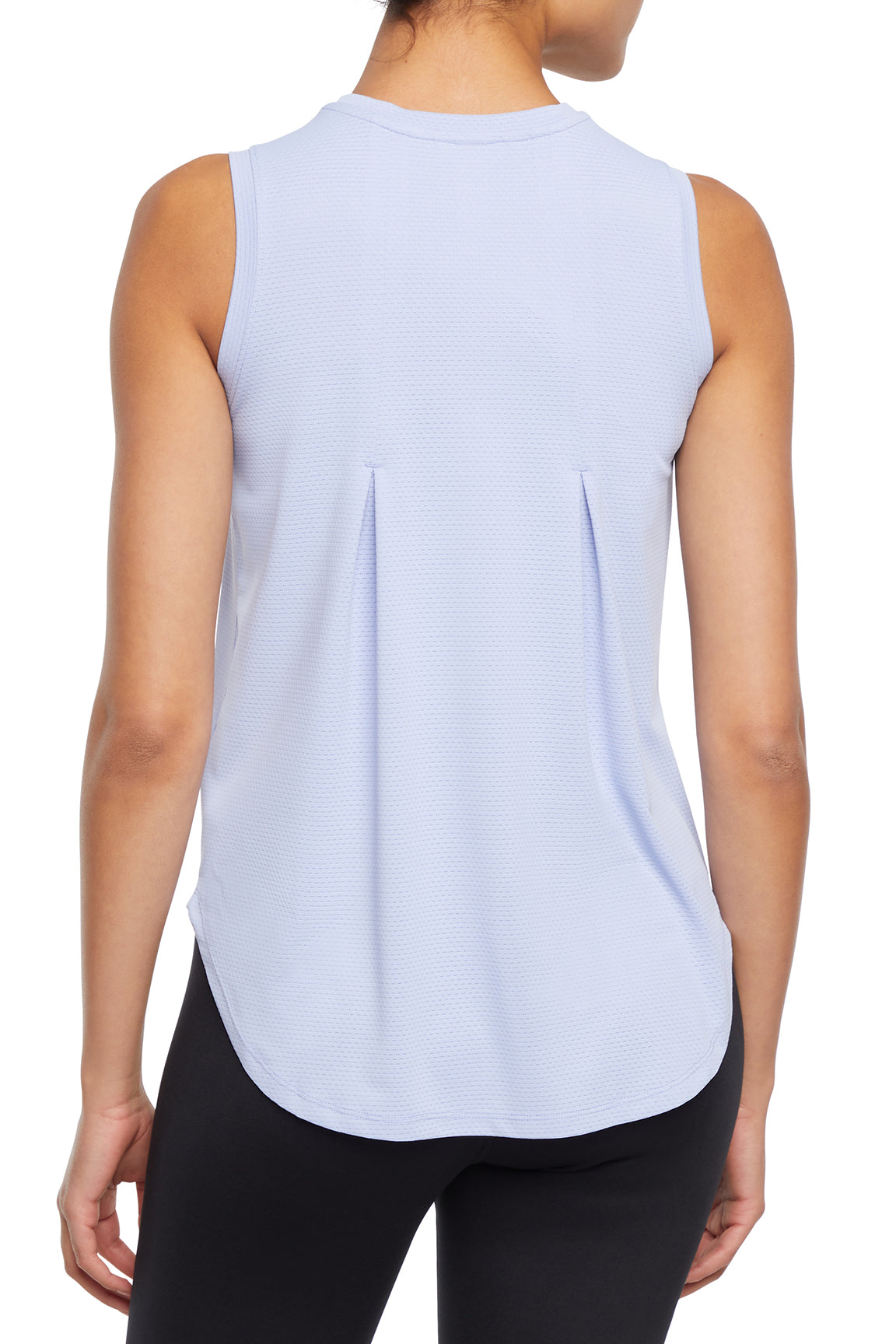 Lily Tank, alternate angle view, showing visible design features and texture of the soft knit fabric..