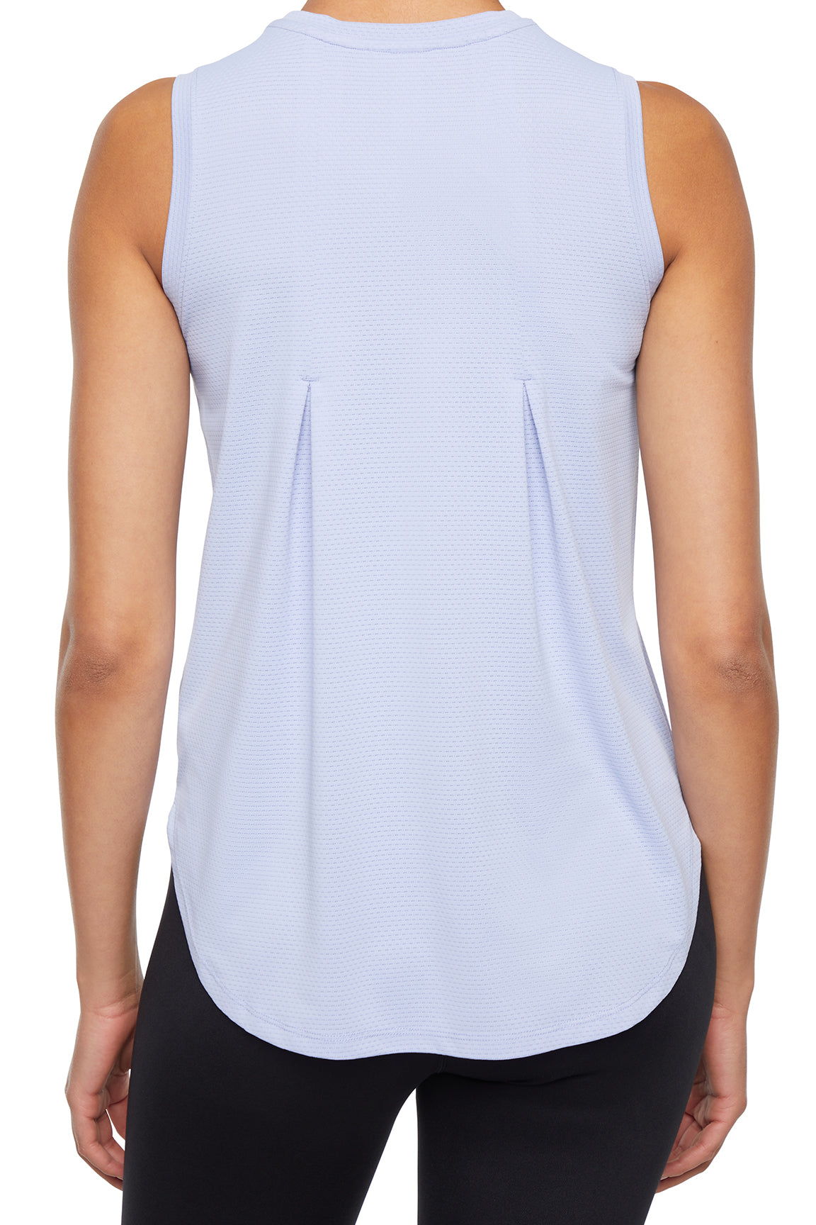 Lily Tank, alternate angle view, showing visible design features and texture of the soft knit fabric..