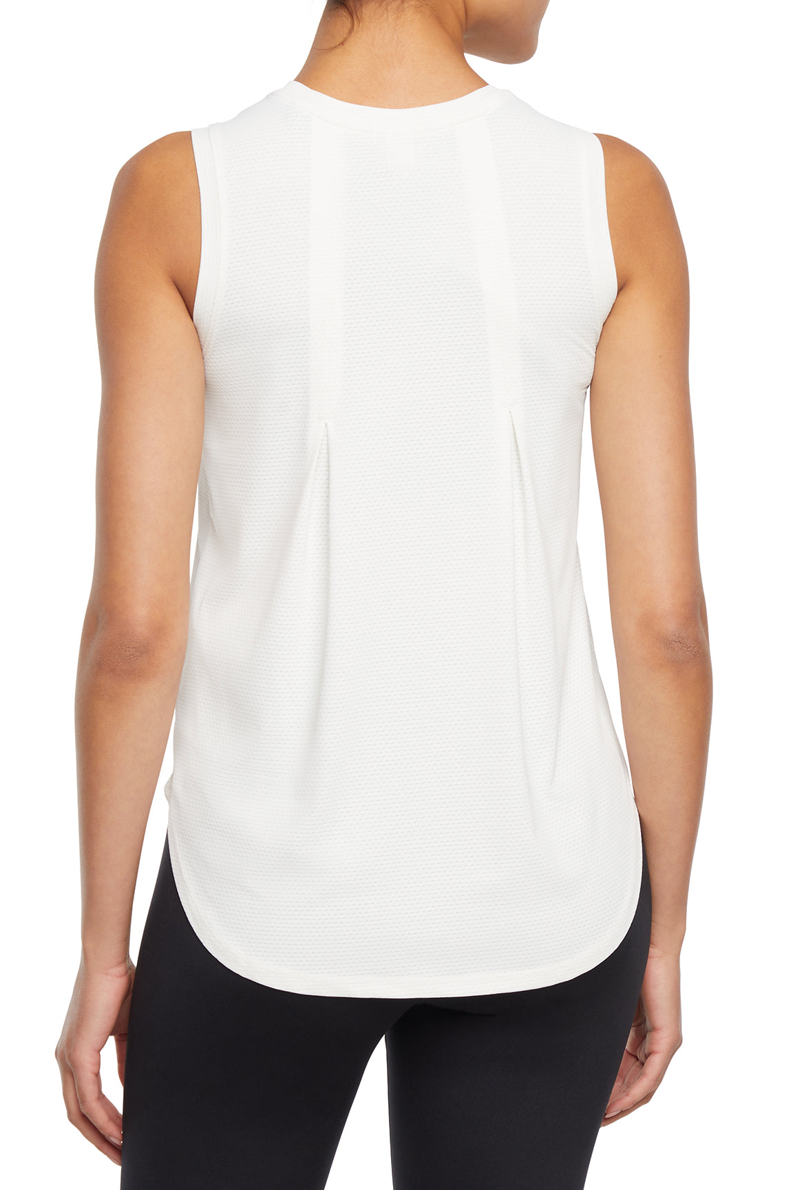 Lily Tank, alternate angle view, showing visible design features and texture of the soft knit fabric..