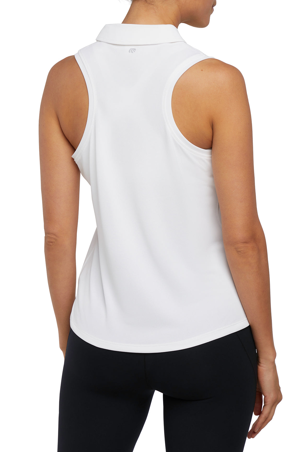Tanisha Tank, alternate angle view, showing visible design features and texture of the soft knit fabric..