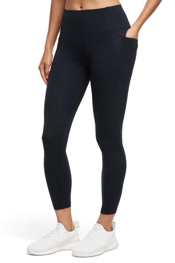Kate Side Pocket Legging, alternate angle view, showing visible design features and texture of the stretch knit fabric..