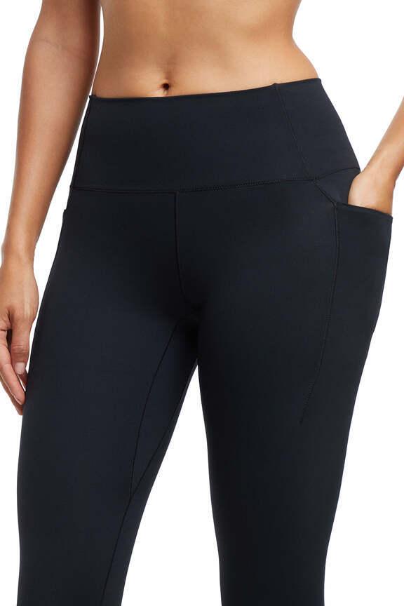Kate Side Pocket Legging, alternate angle view, showing visible design features and texture of the stretch knit fabric..
