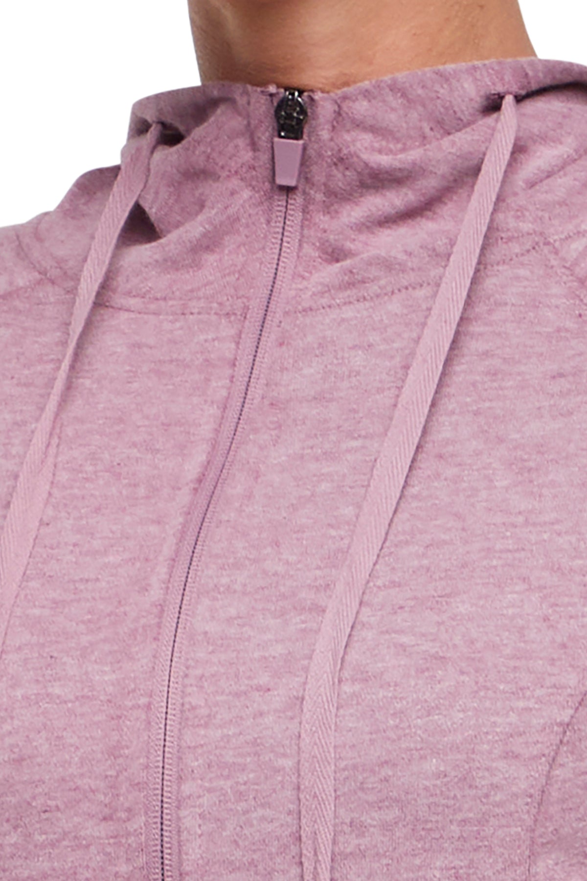 Lyla Jacket, back view, showing visible design features and texture of the smooth woven fabric..