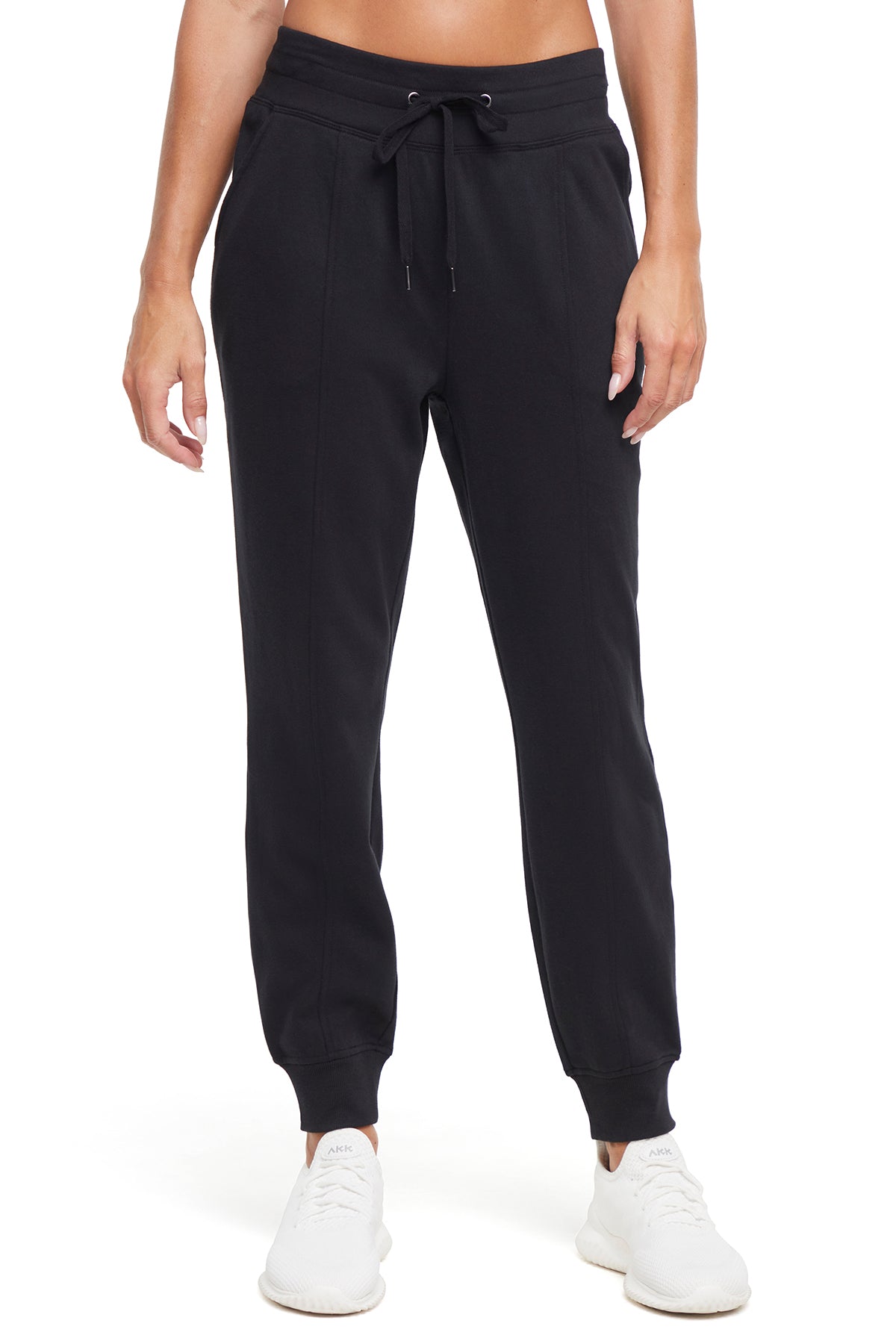 Lyla Jogger, alternate angle view, showing visible design features and texture of the soft knit fabric..