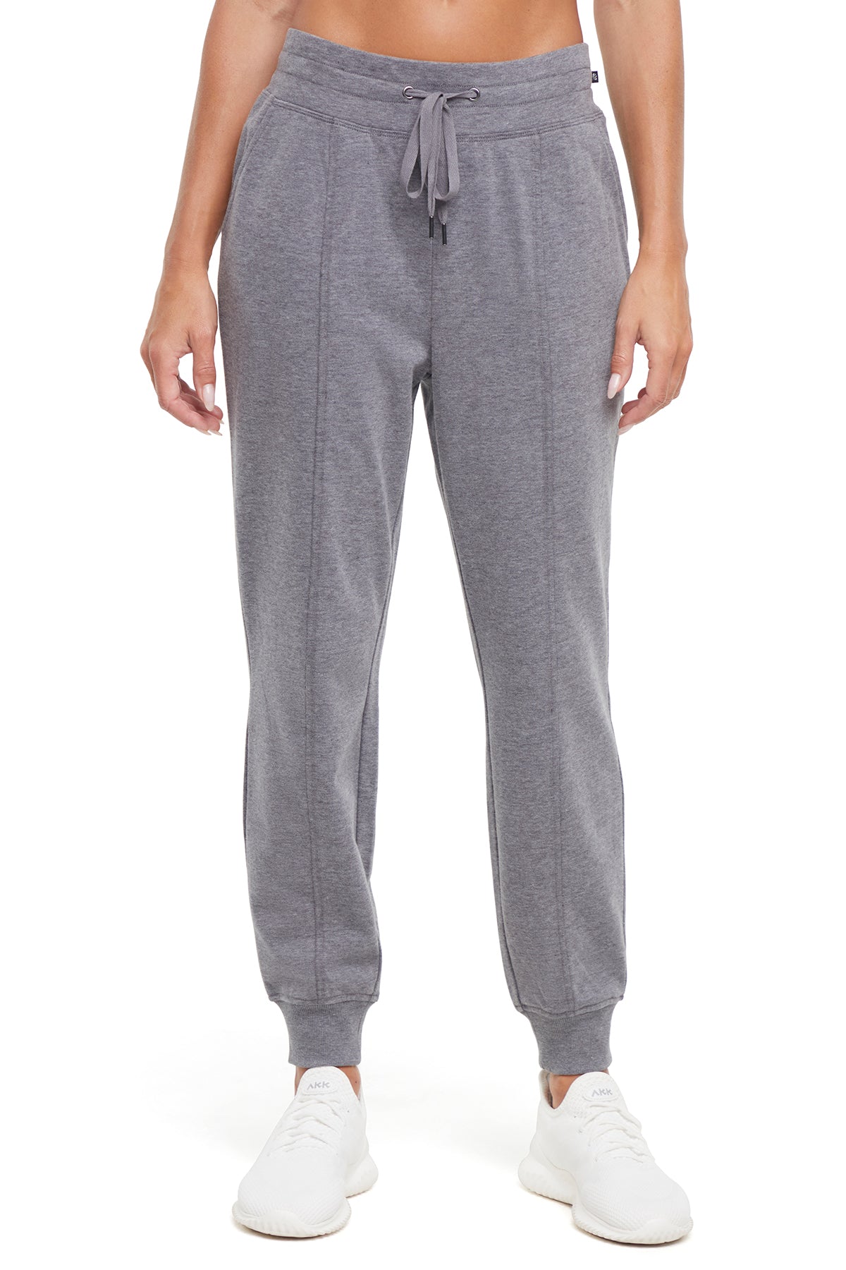 Lyla Jogger, alternate angle view, showing visible design features and texture of the soft knit fabric..