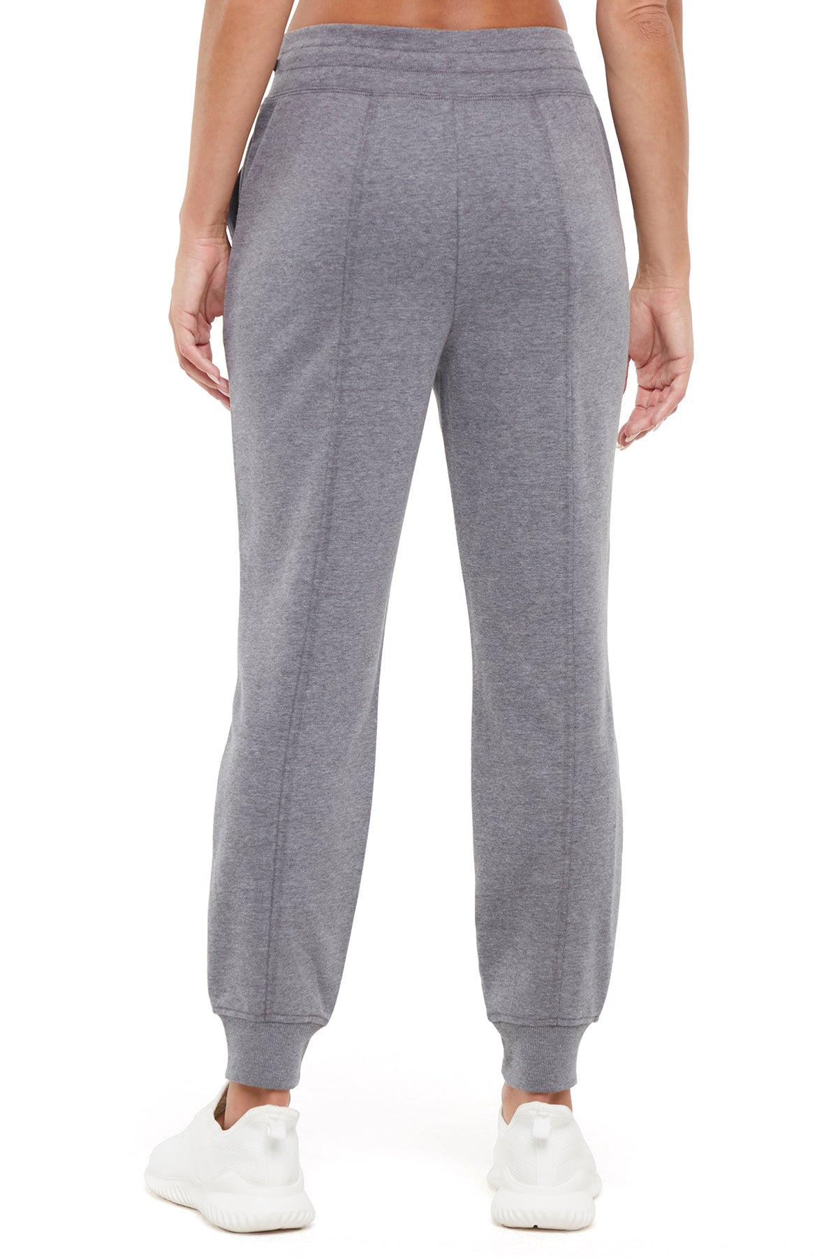 Lyla Jogger, alternate angle view, showing visible design features and texture of the soft knit fabric..