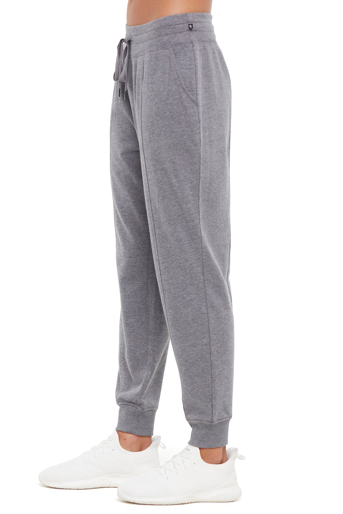 Lyla Jogger, alternate angle view, showing visible design features and texture of the soft knit fabric..