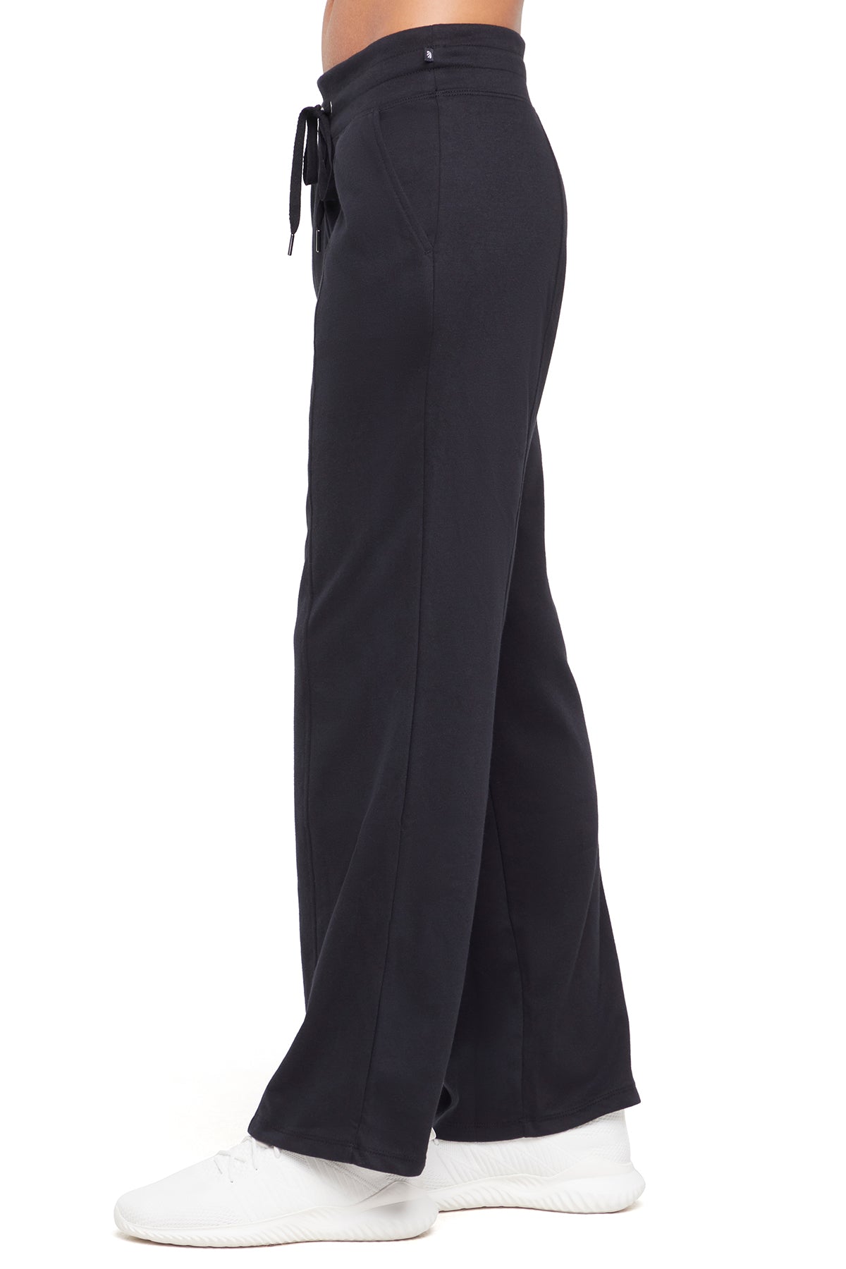 Lyla Pant, alternate angle view, showing visible design features and texture of the durable stretch fabric..