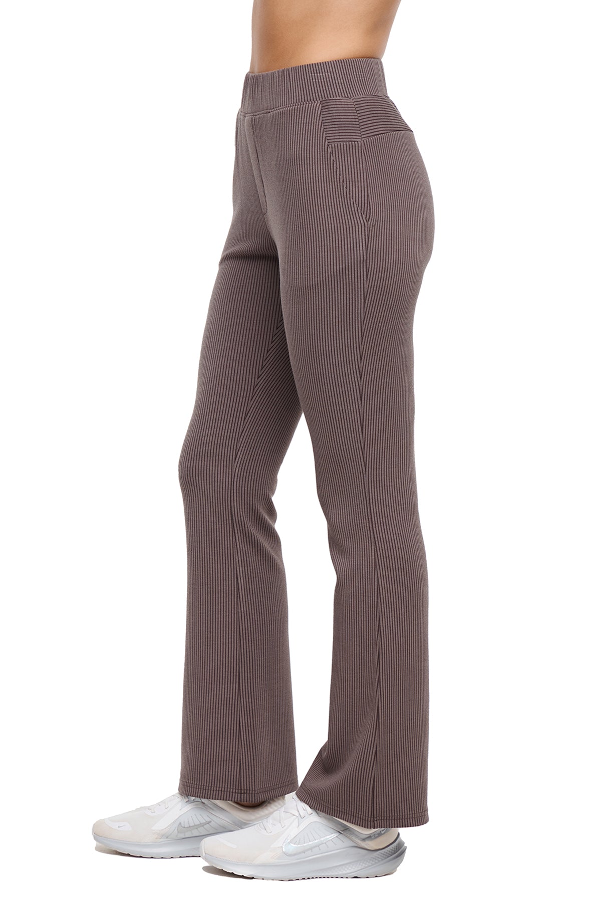 Paige Bootcut Pant, alternate angle view, showing visible design features and texture of the durable stretch fabric..