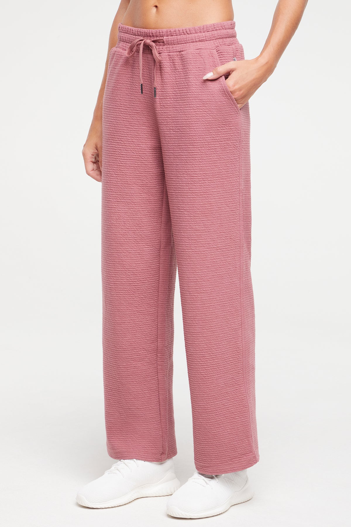 Freyi Pant, alternate angle view, showing visible design features and texture of the durable stretch fabric..