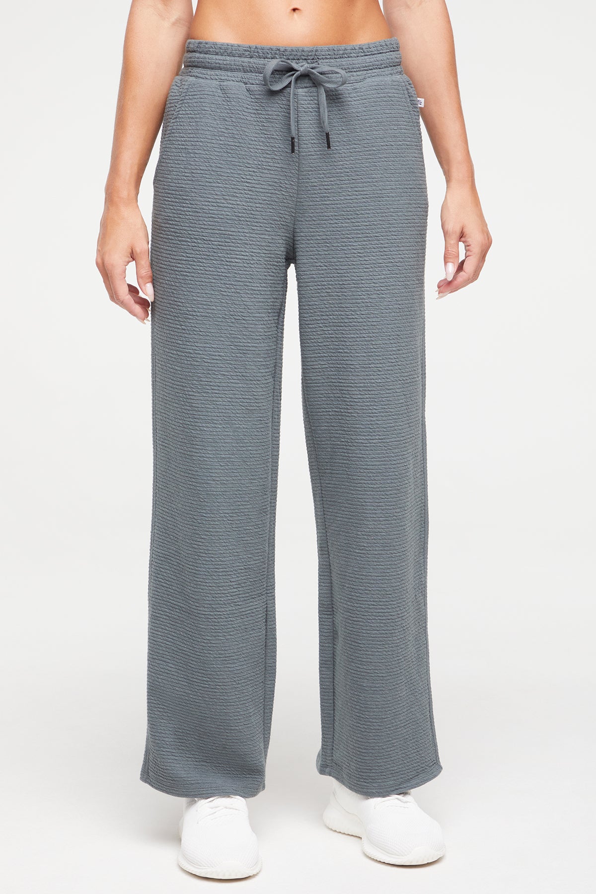 Freyi Pant, alternate angle view, showing visible design features and texture of the durable stretch fabric..