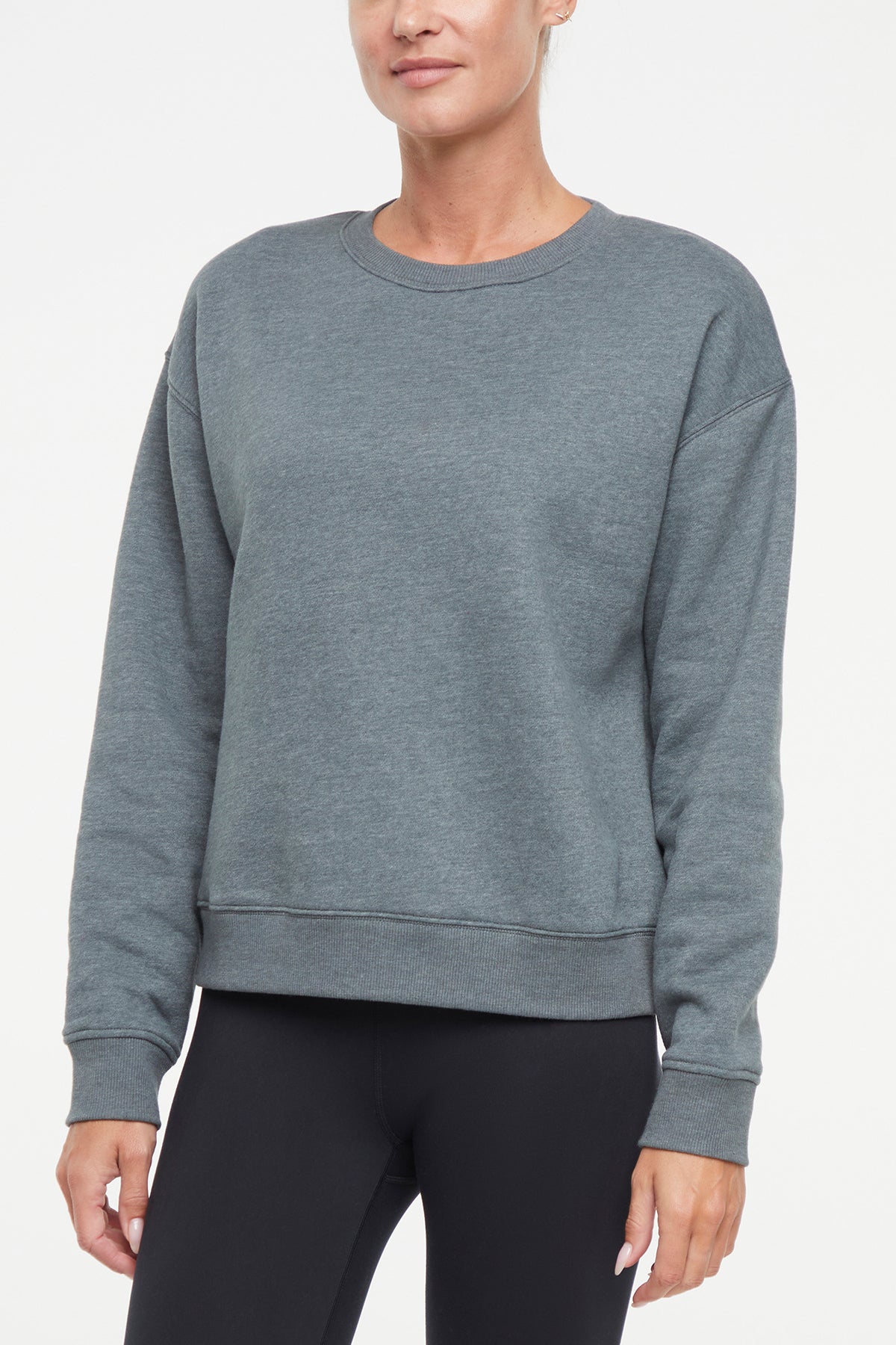 Camila Pullover, alternate angle view, showing visible design features and texture of the soft knit fabric..