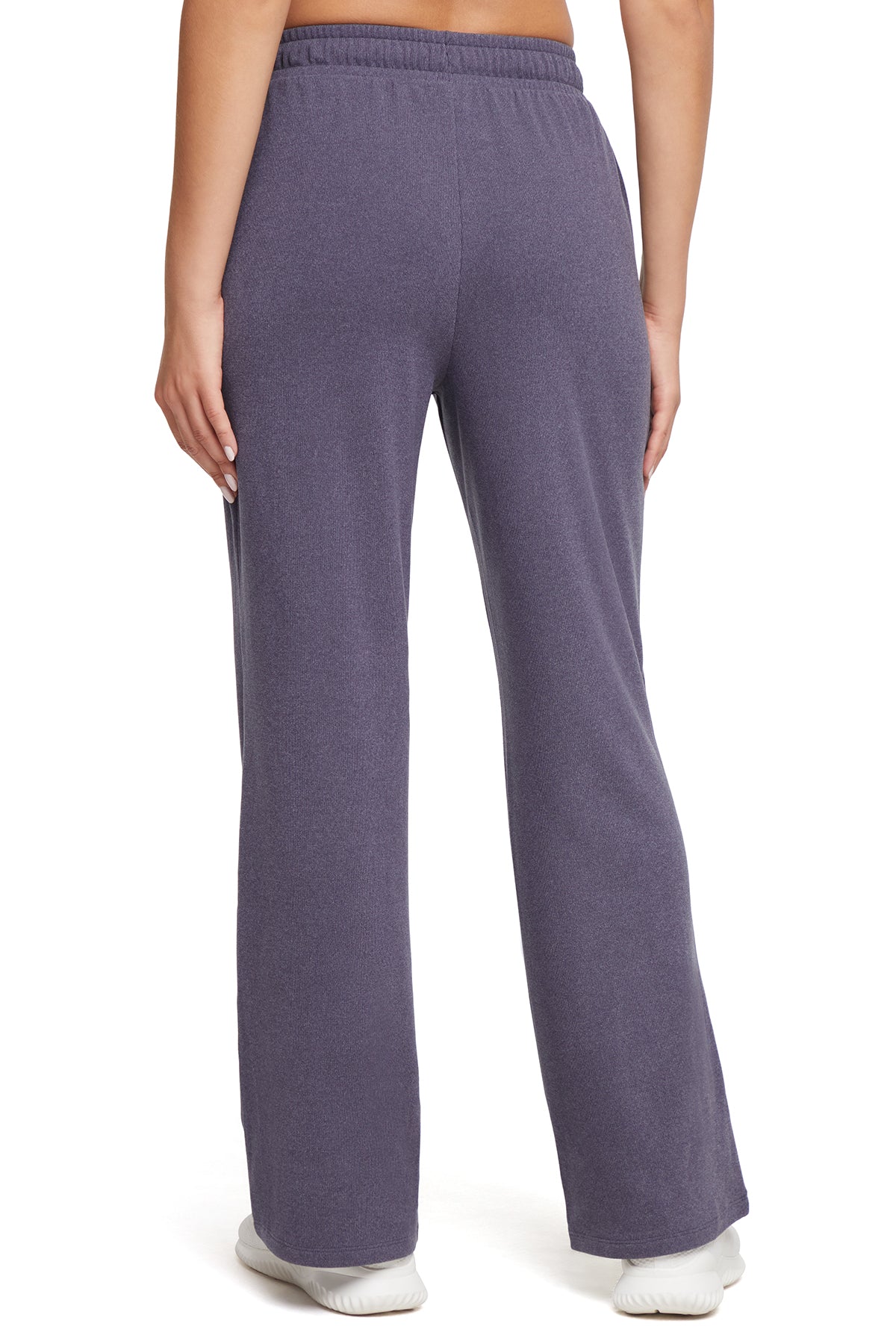Riley Straight Leg Pant, back view, showing visible design features and texture of the durable stretch fabric..
