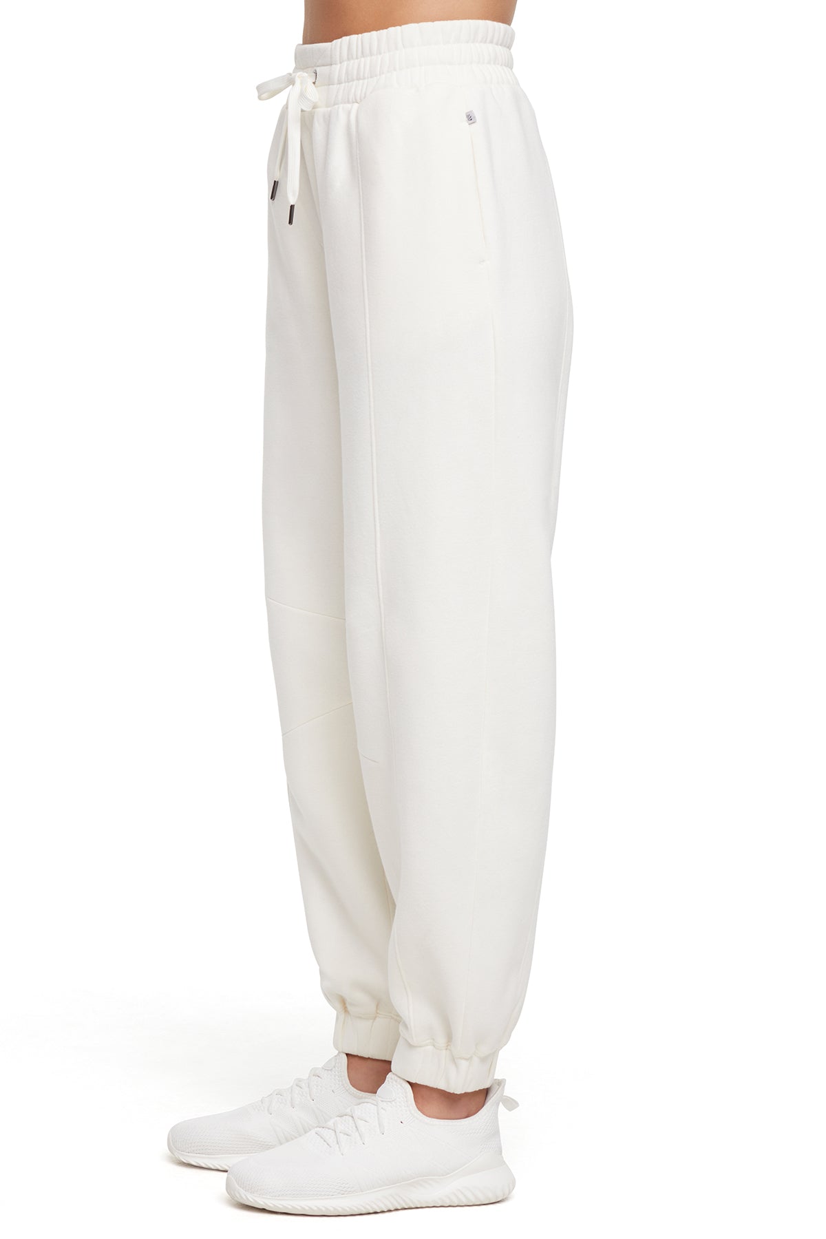 Calliope Jogger, alternate angle view, showing visible design features and texture of the soft knit fabric..